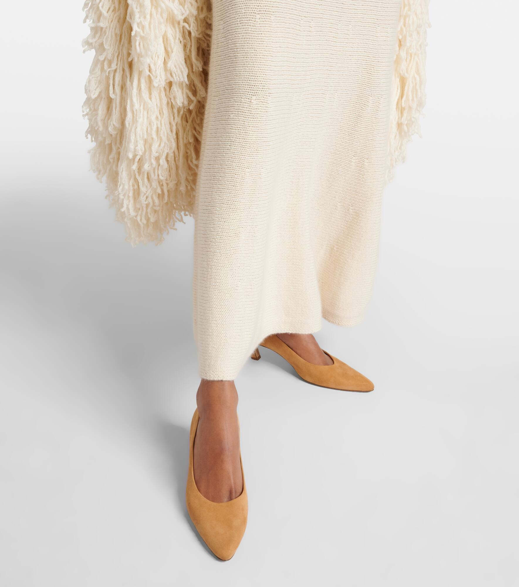 Peggy 50 suede pumps - 4