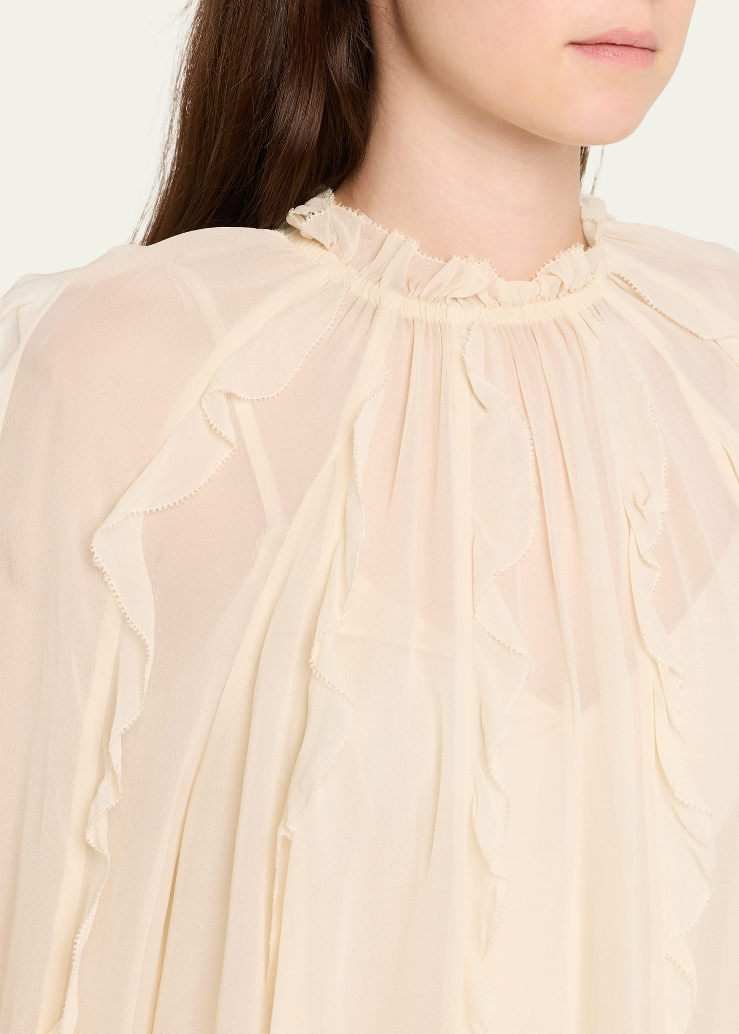 Frill Billow Blouse - 5