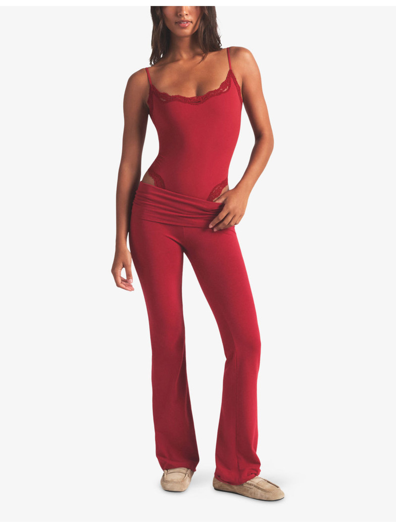 SKIMS Fits Everybody Lace-Trim Stretch-Woven Body outlook