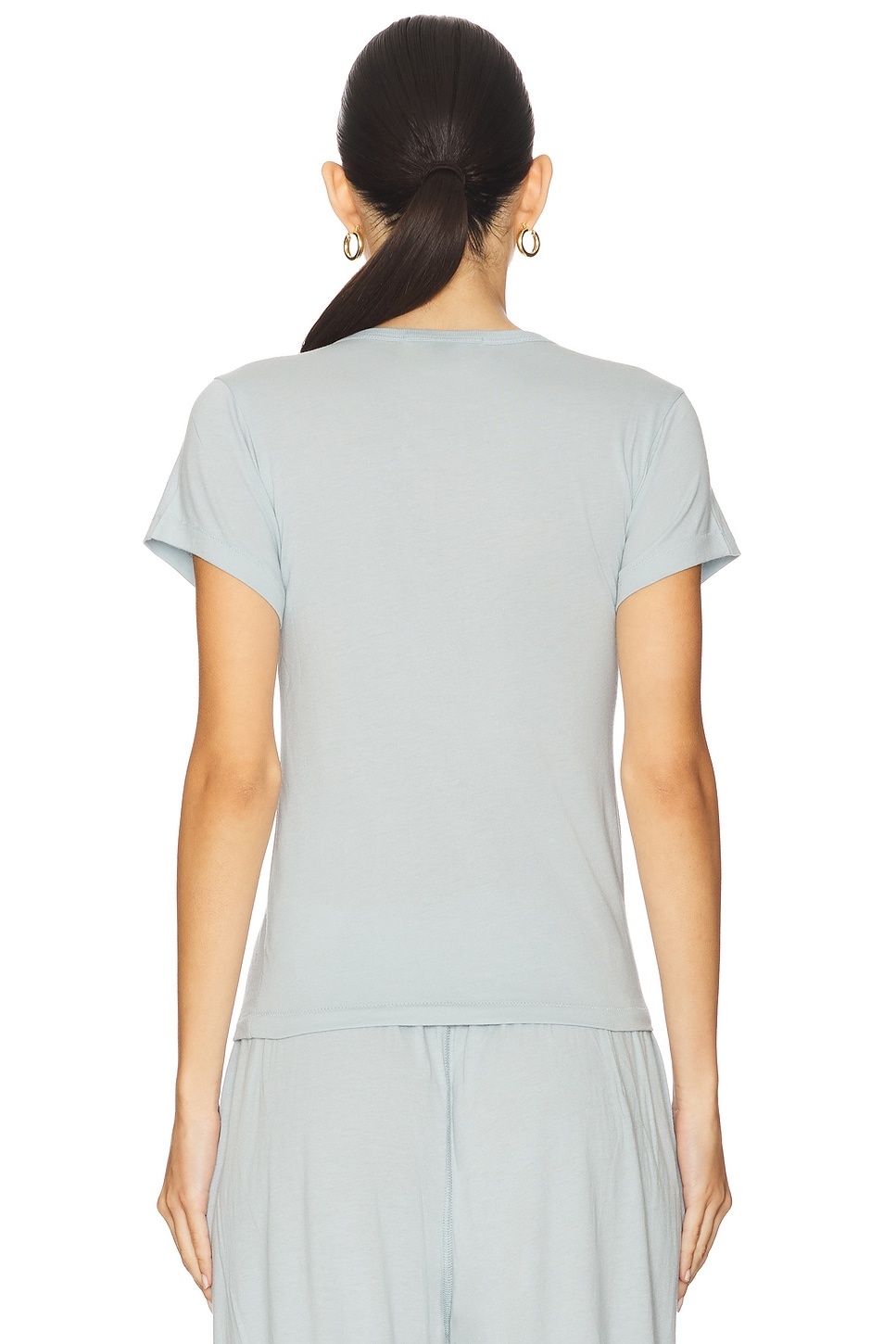 Fitted Crewneck Short Sleeve T-Shirt - 3