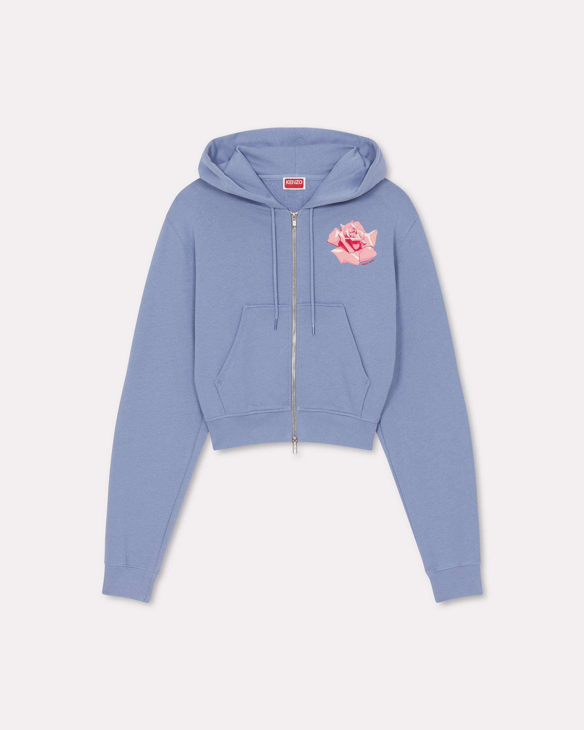 'KENZO Rose' zip up hoodie - 1