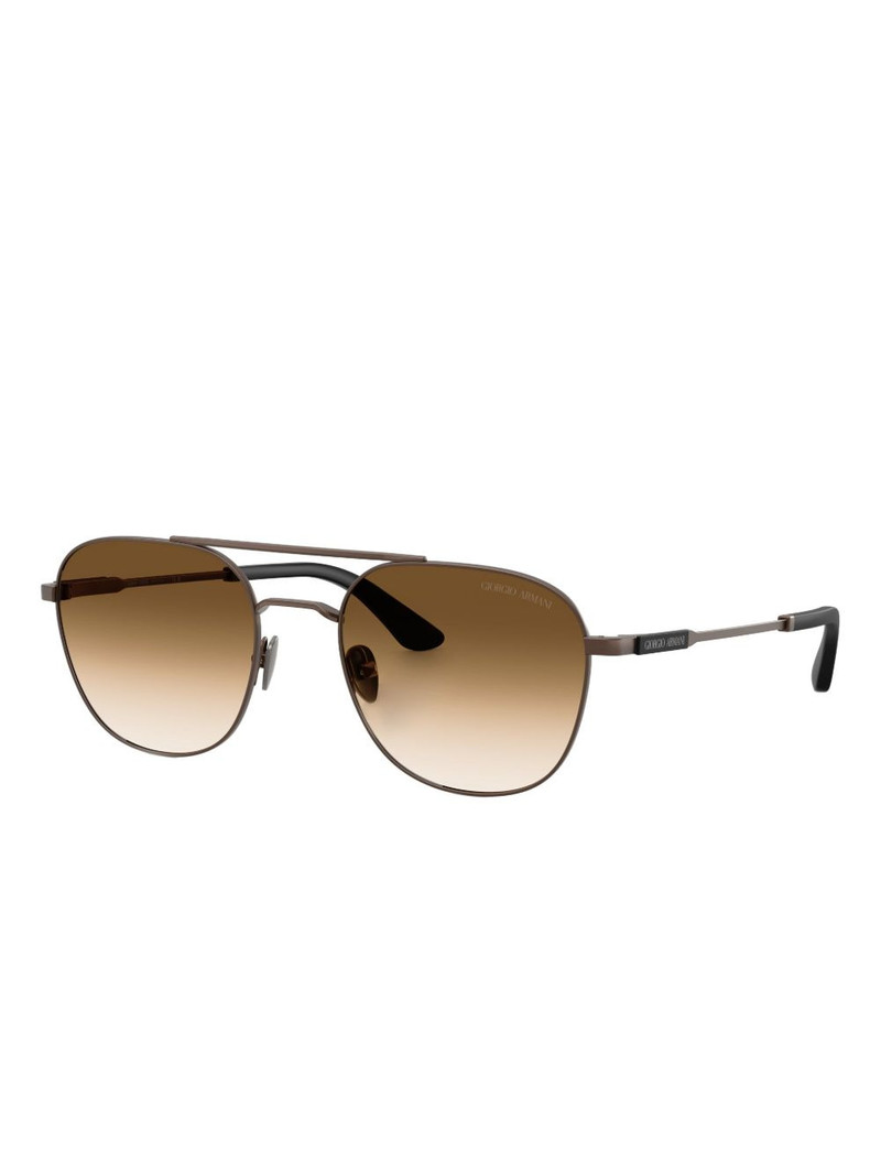 GIORGIO ARMANI double-bridge sunglasses outlook