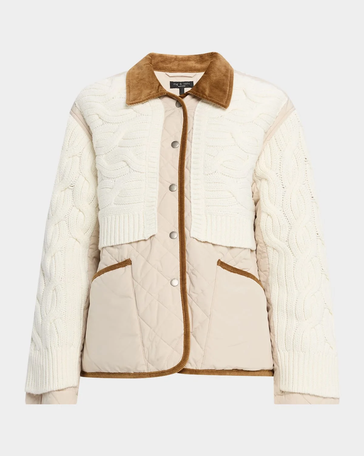Ivy Mixed-Media Jacket - 1