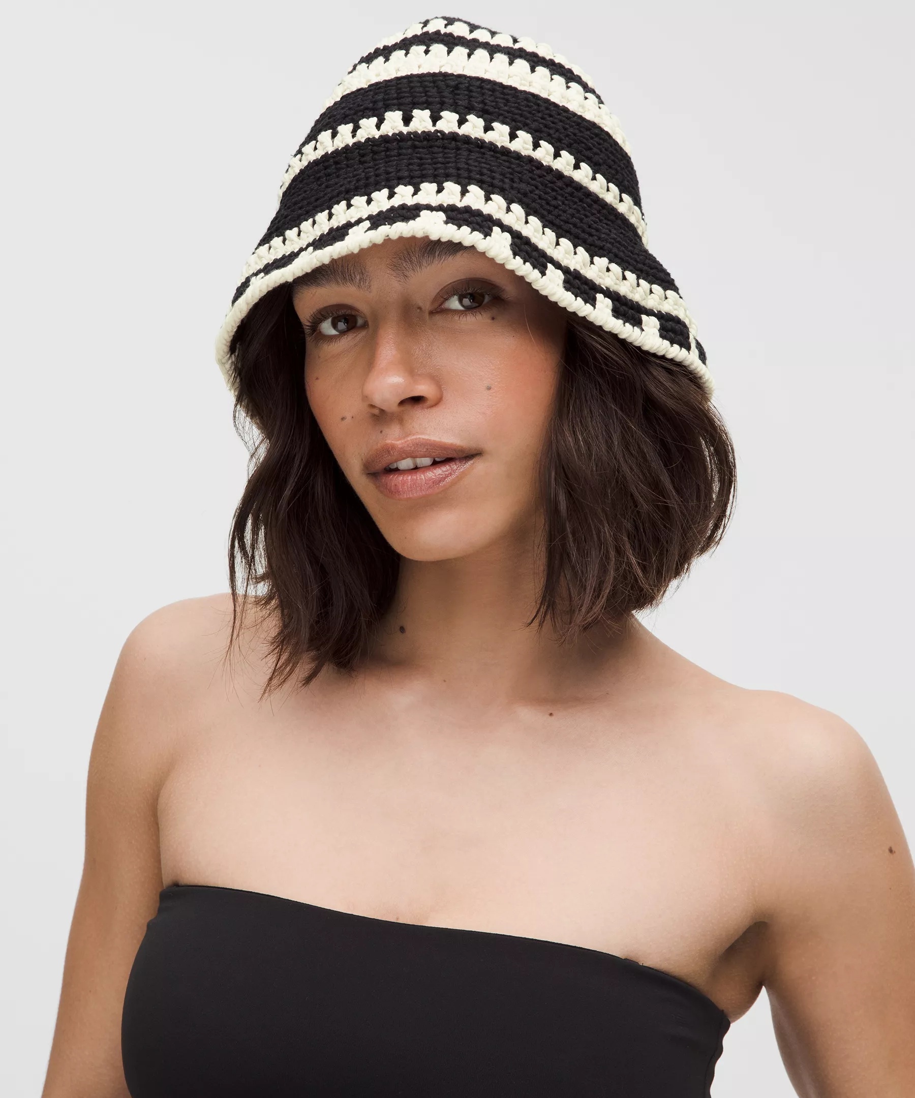 Cotton Crochet Bucket Hat - 2