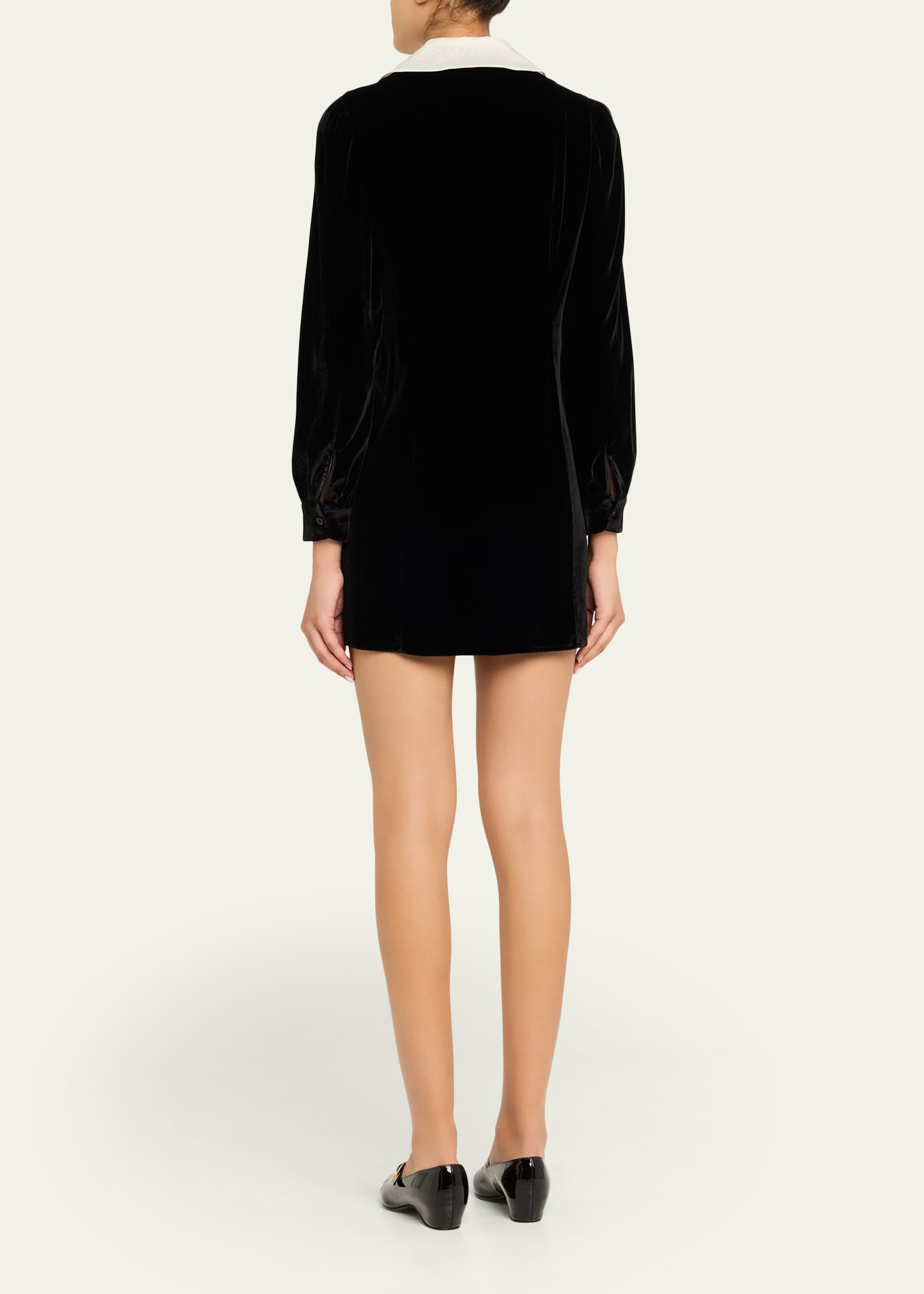 The Velvet Sailor Mini Dress - 3