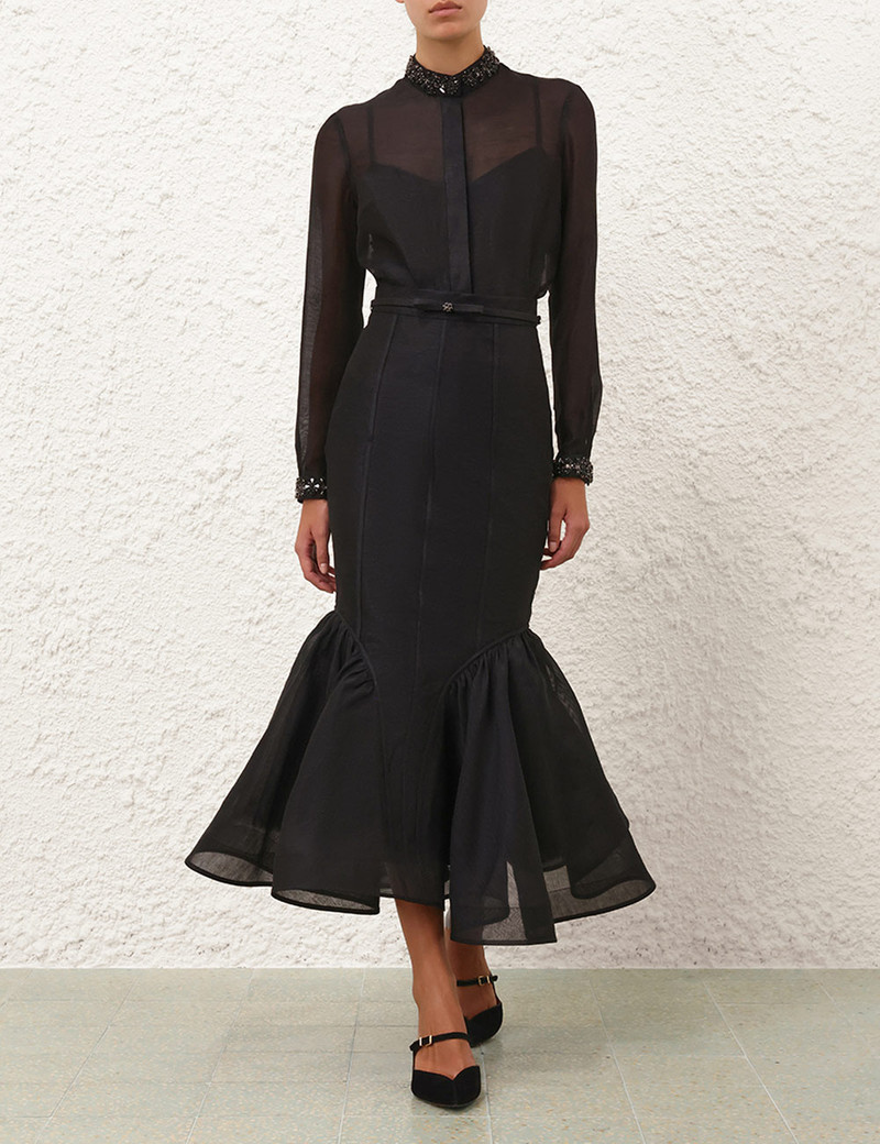 Zimmermann HYPNOTIC PANELLED PENCIL SKIRT outlook