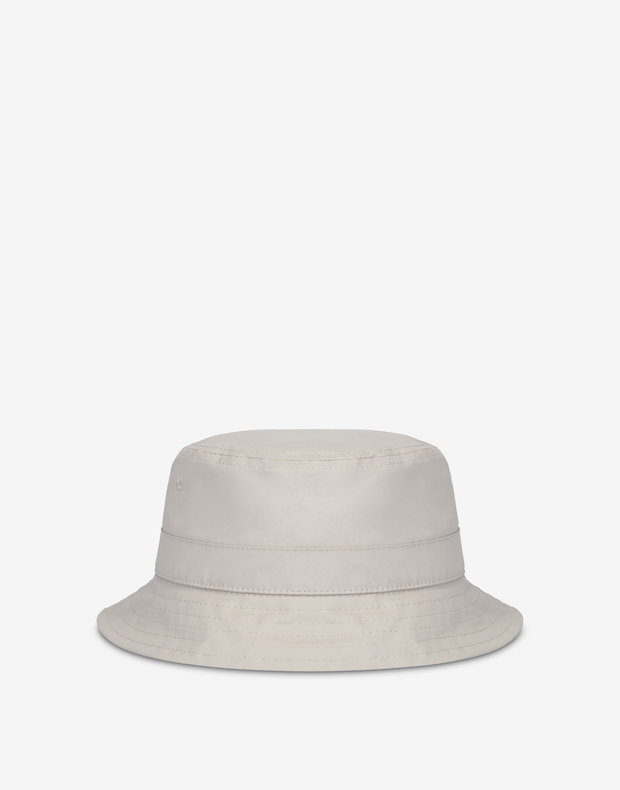 WAXED-EFFECT CANVAS BUCKET HAT - 1