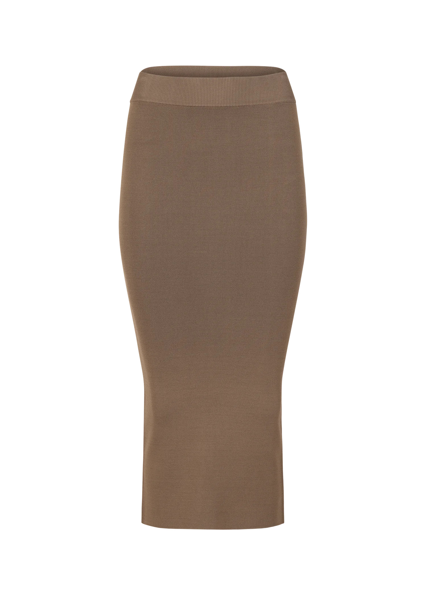 KNIT SKIRT TAN - 1