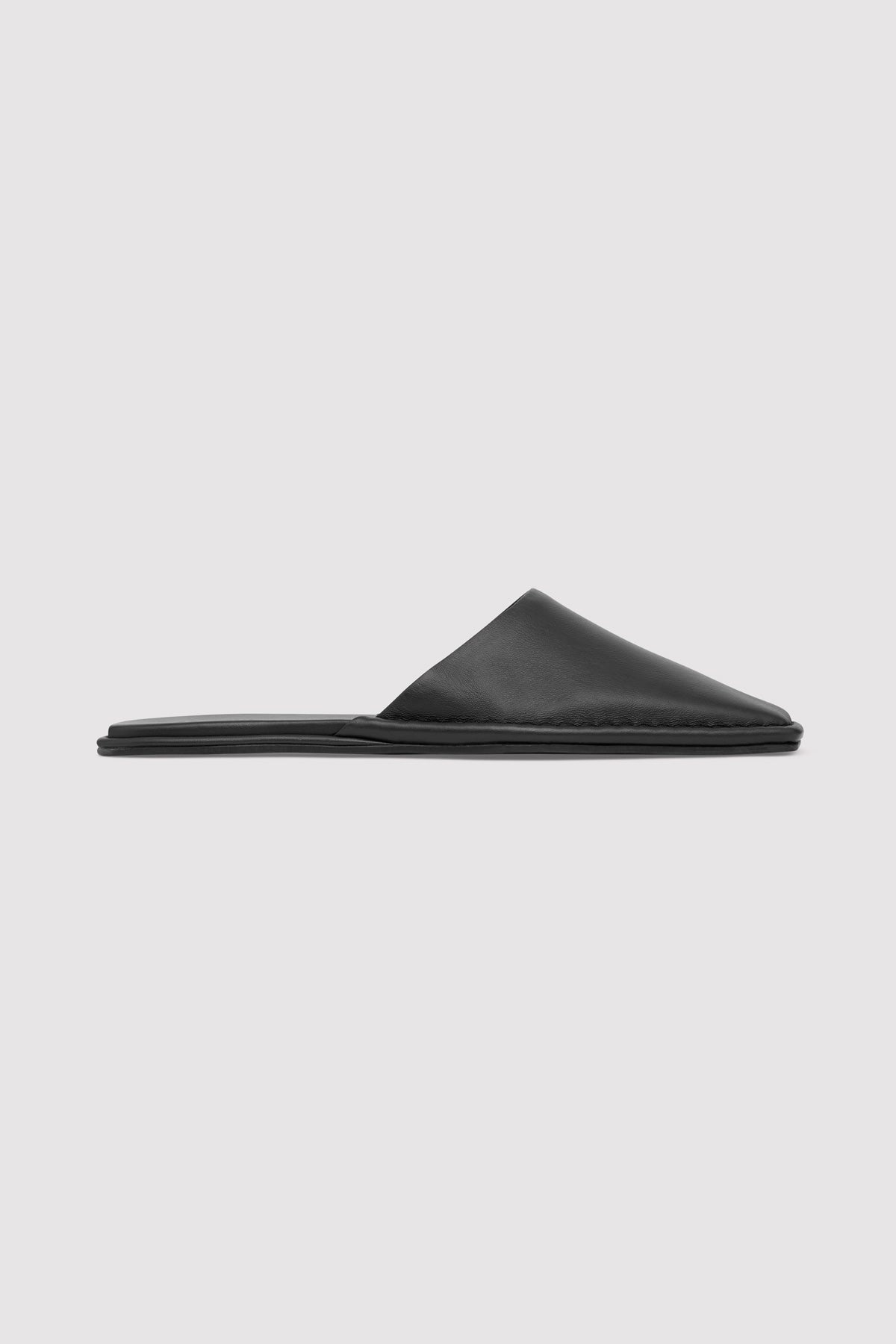 Soft Square Toe Flat - Black - 1