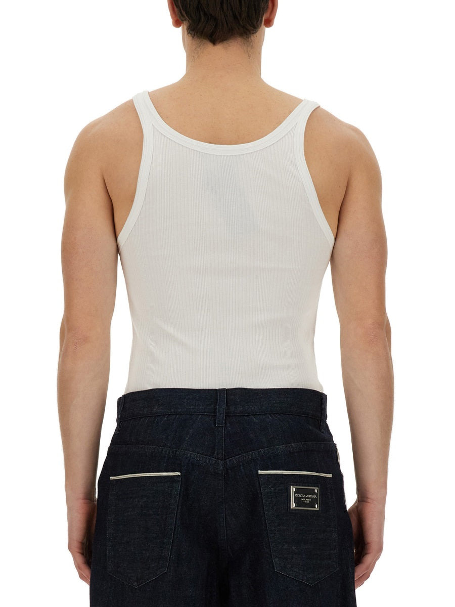 Dolce & Gabbana Men Ribbed Tank Top - 3