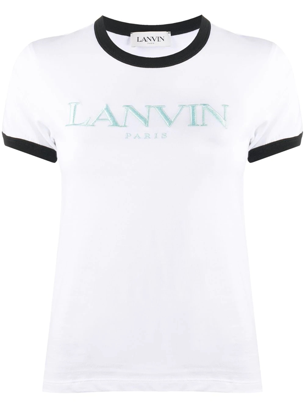 logo-embroidered short-sleeve T-shirt - 1