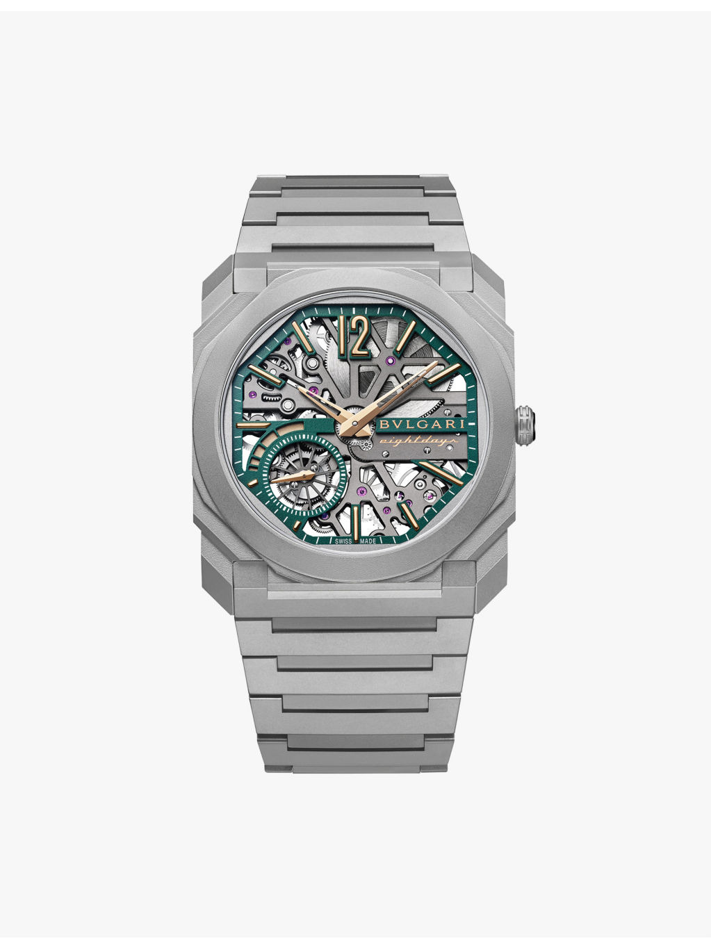 RE00103 Octo Finissimo Skeleton 8 titanium manual watch - 1