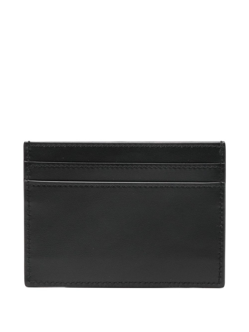 SAINT LAURENT Cassandre-plaque card holder outlook