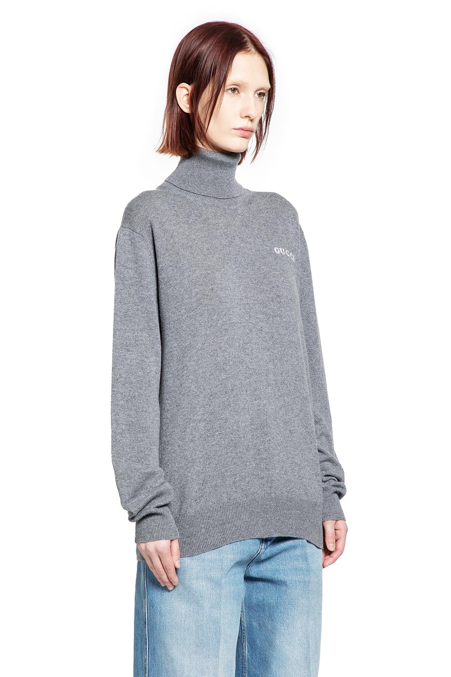 Cashmere Logo Turtleneck Sweater - 2