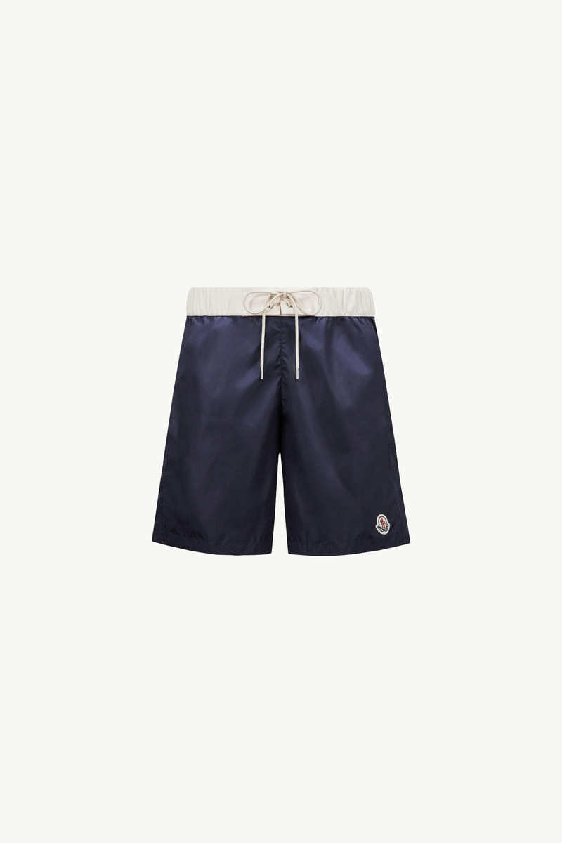 Logo Patch Swim Shorts - 1