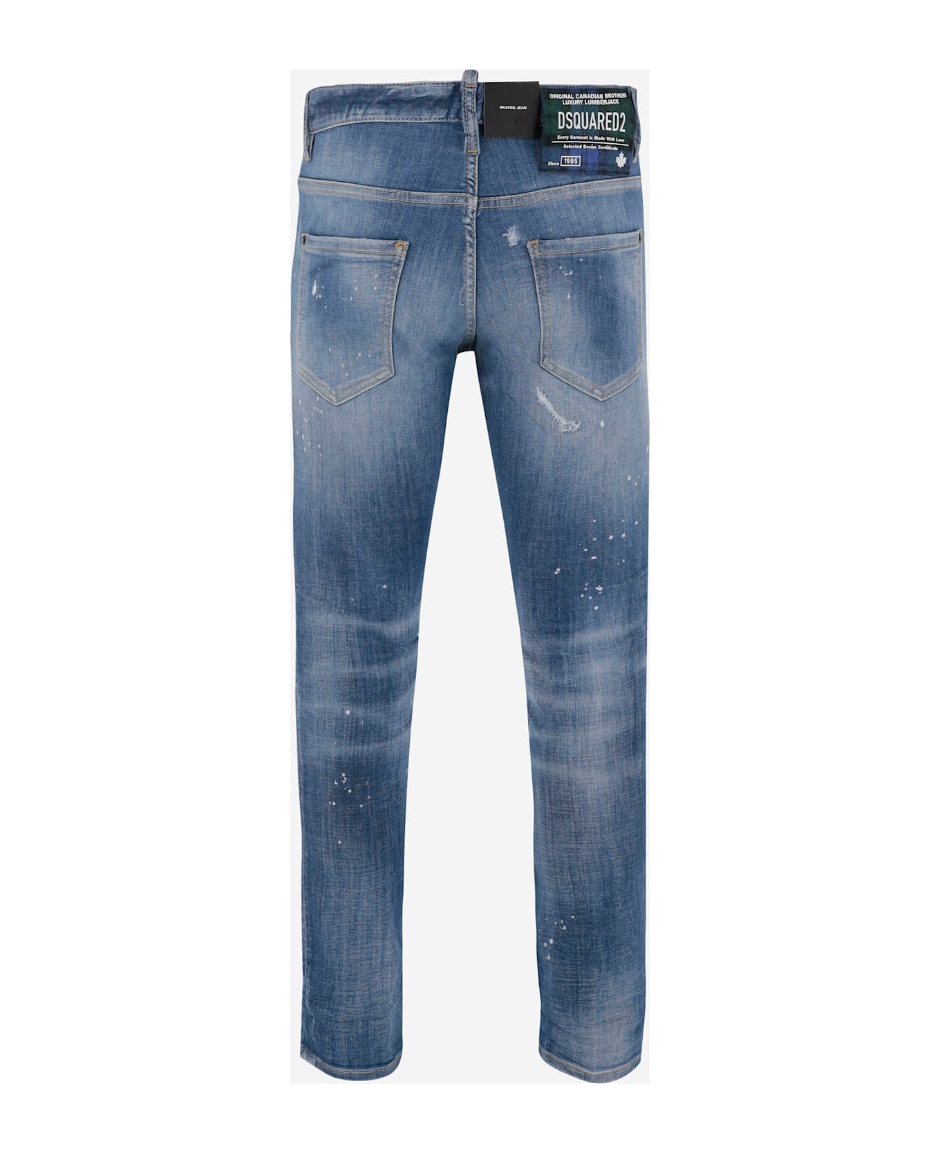 Light Heritage Stretch Cotton Blend Jeans - 2