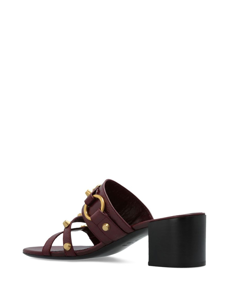 65mm leather heeled sandals 3