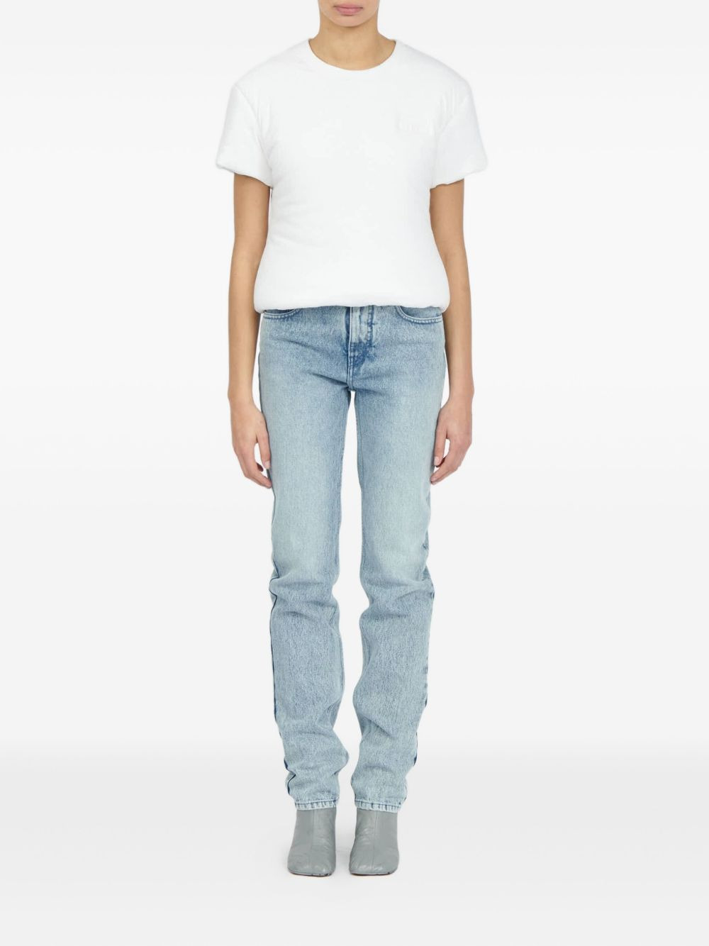padded cotton T-shirt - 2