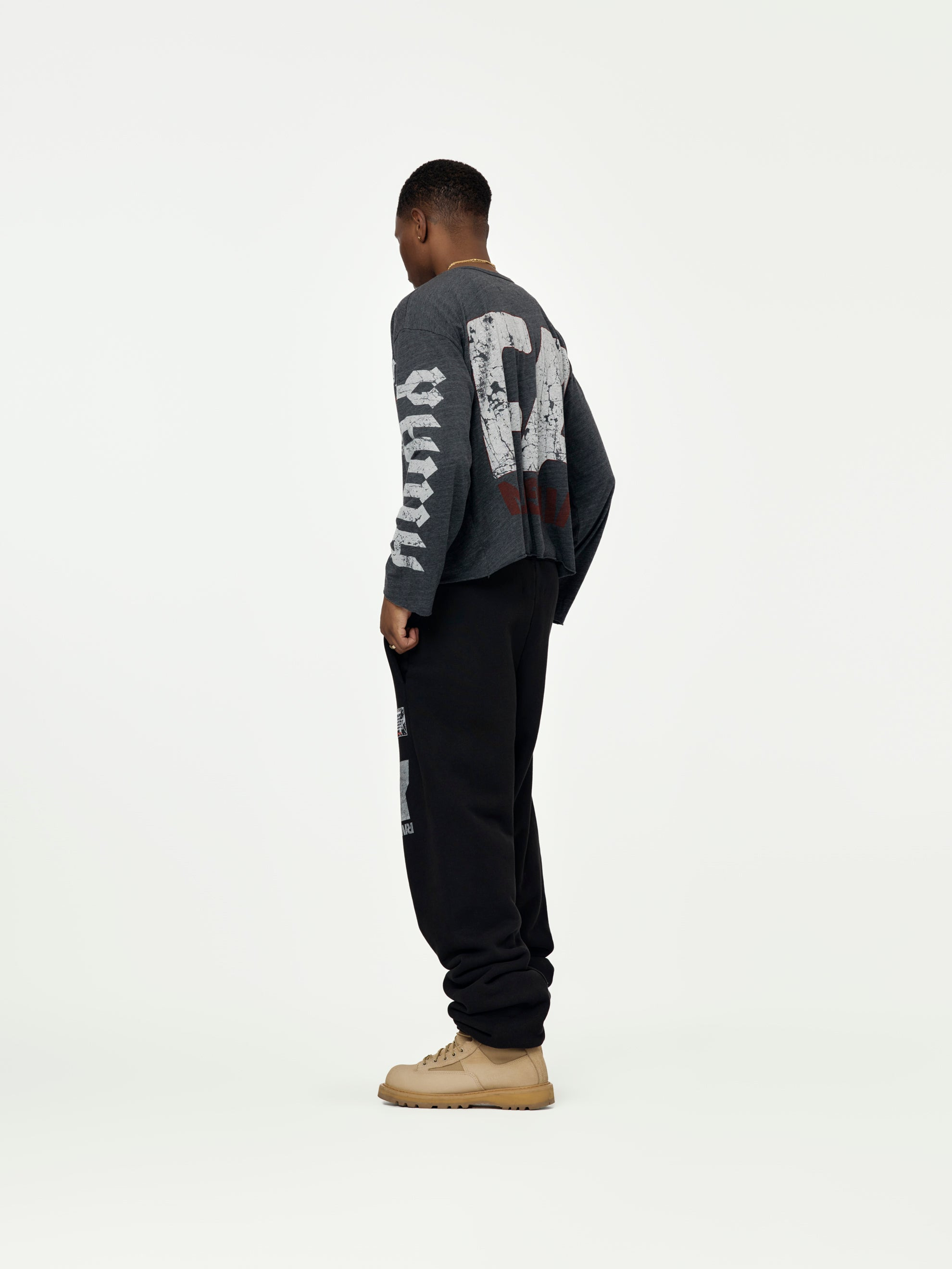 YAHWEY LS TEE (VINTAGE BLACK) - 5