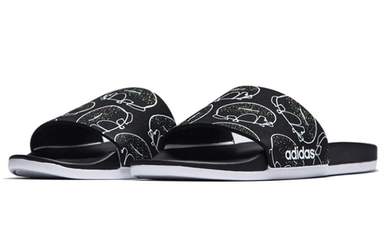 adidas Adilette CF+ GR Slippers 'Black White' CM8040 - 4