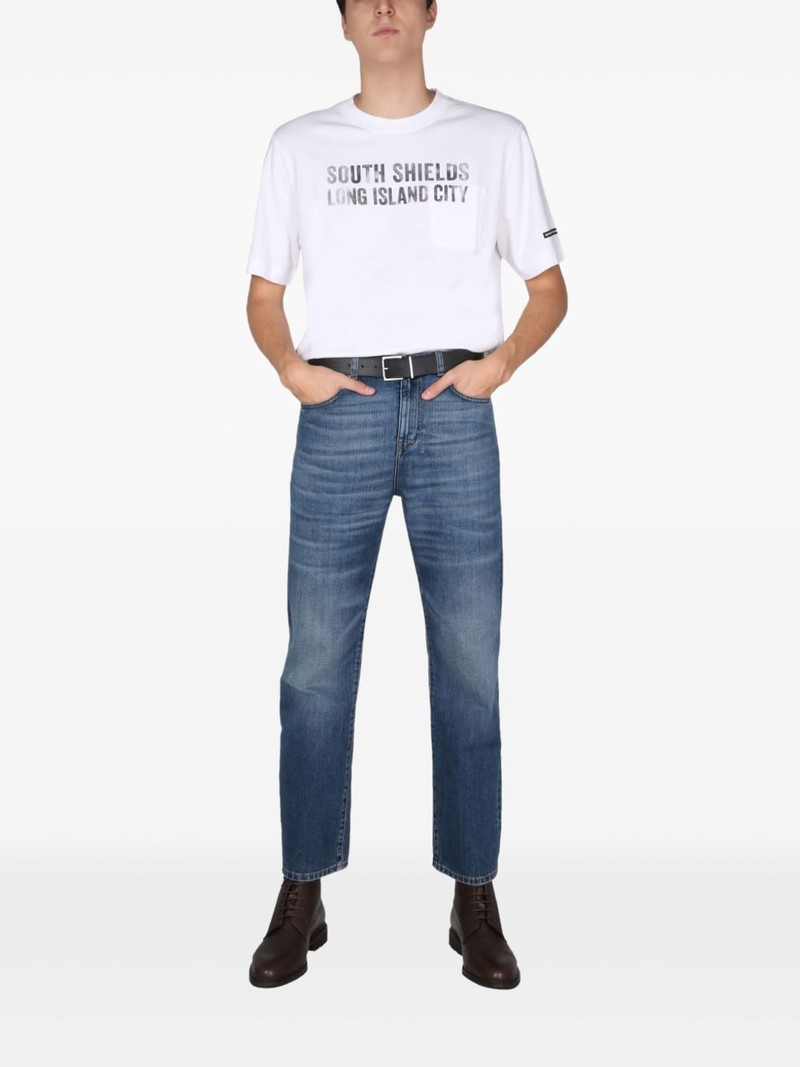 Barbour pocket-detail graphic-print T-shirt outlook