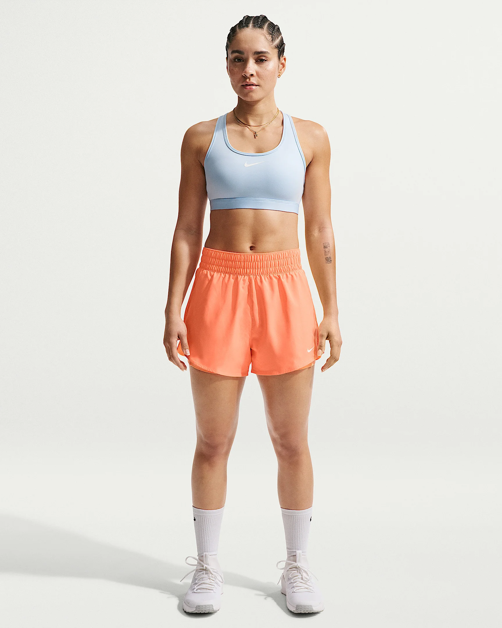Nike One Women's Dri-FIT High-Waisted 3" 2-in-1 Shorts - 1