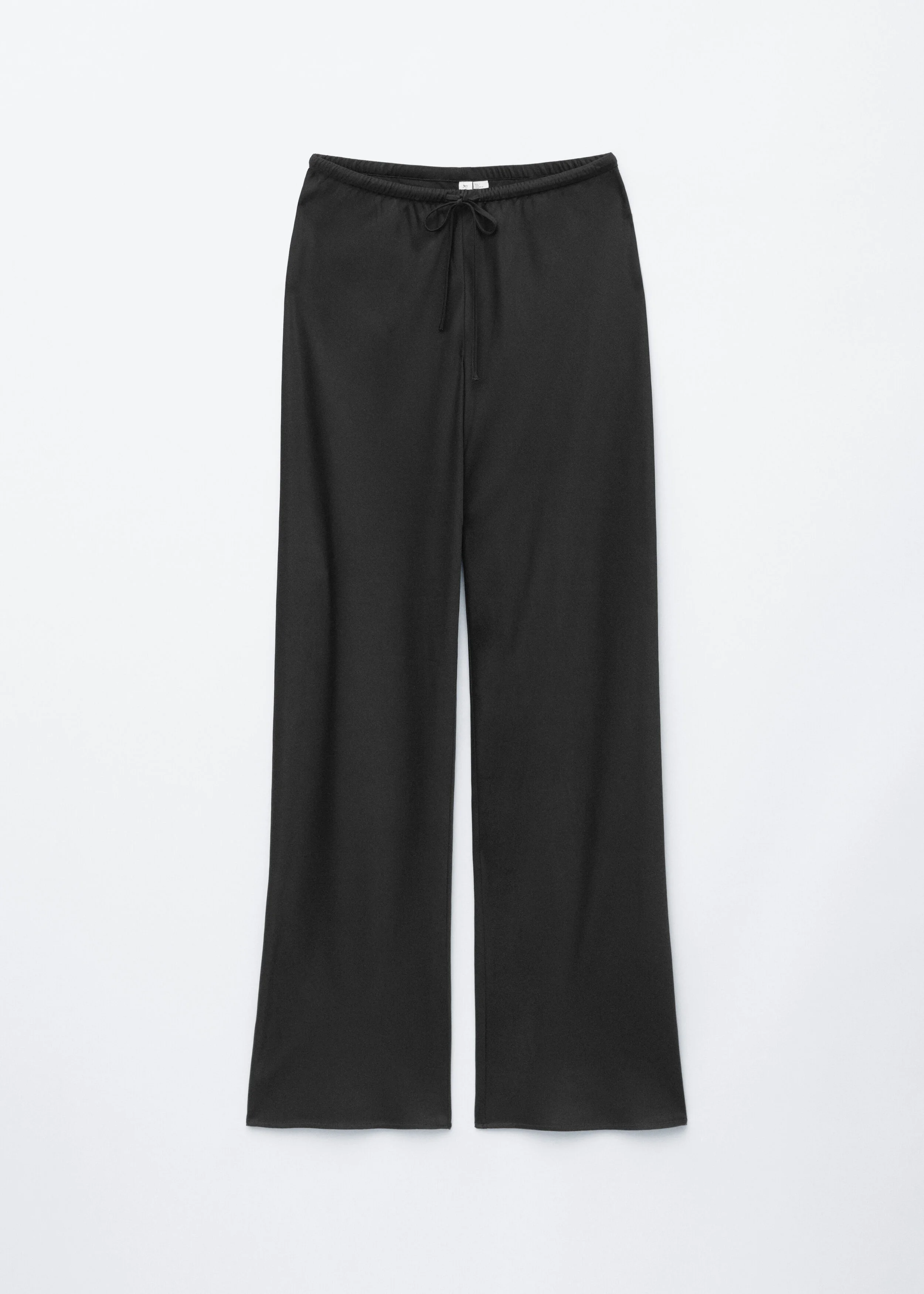 Satin Pull-On Trousers - 1