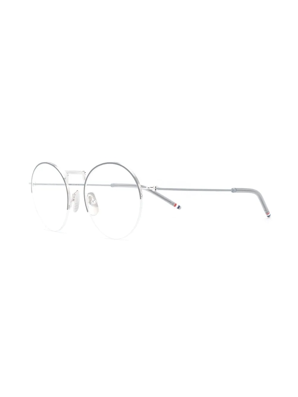 half-rim round-frame glasses - 2