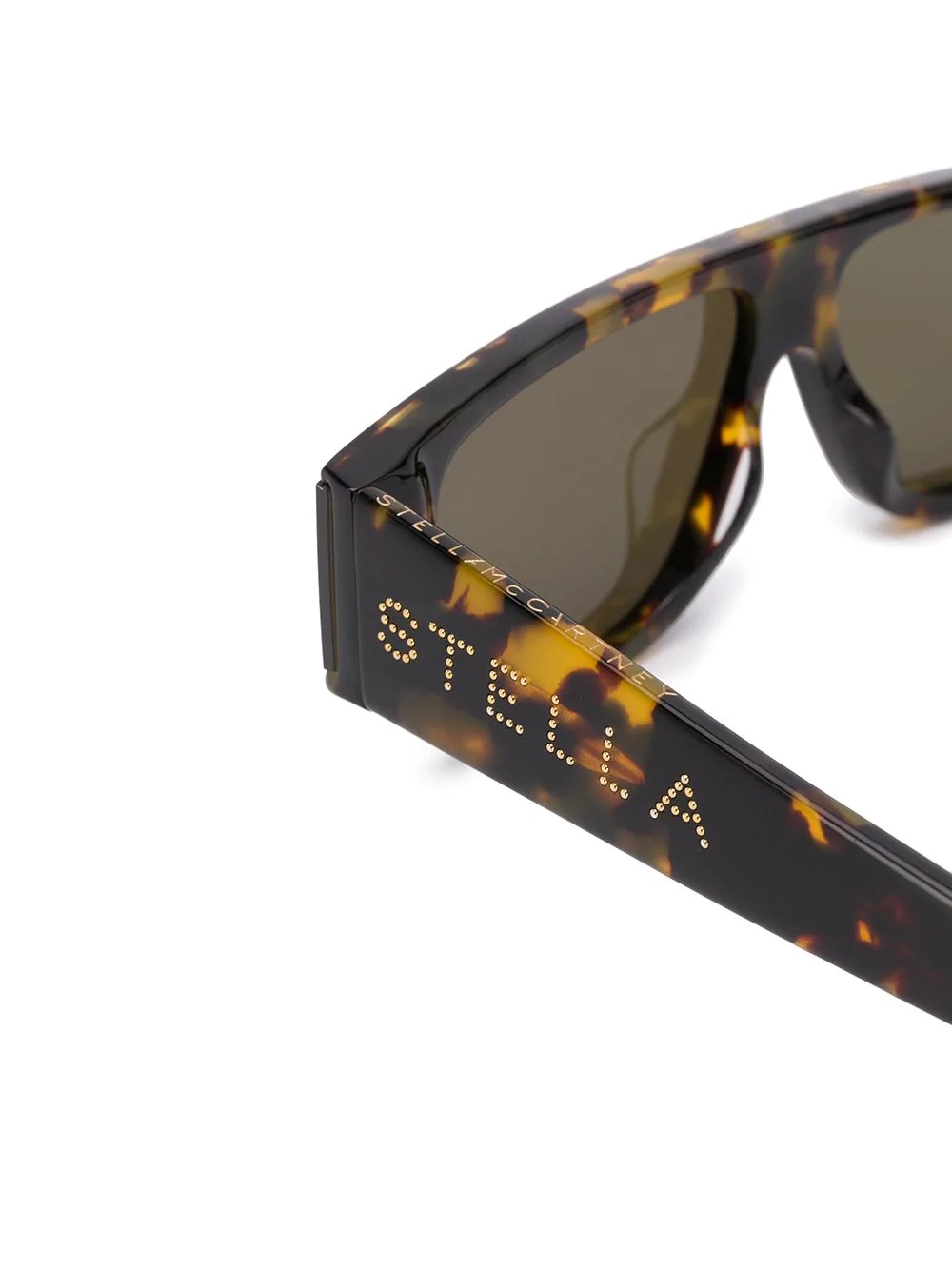 tortoiseshell square-frame sunglasses - 3