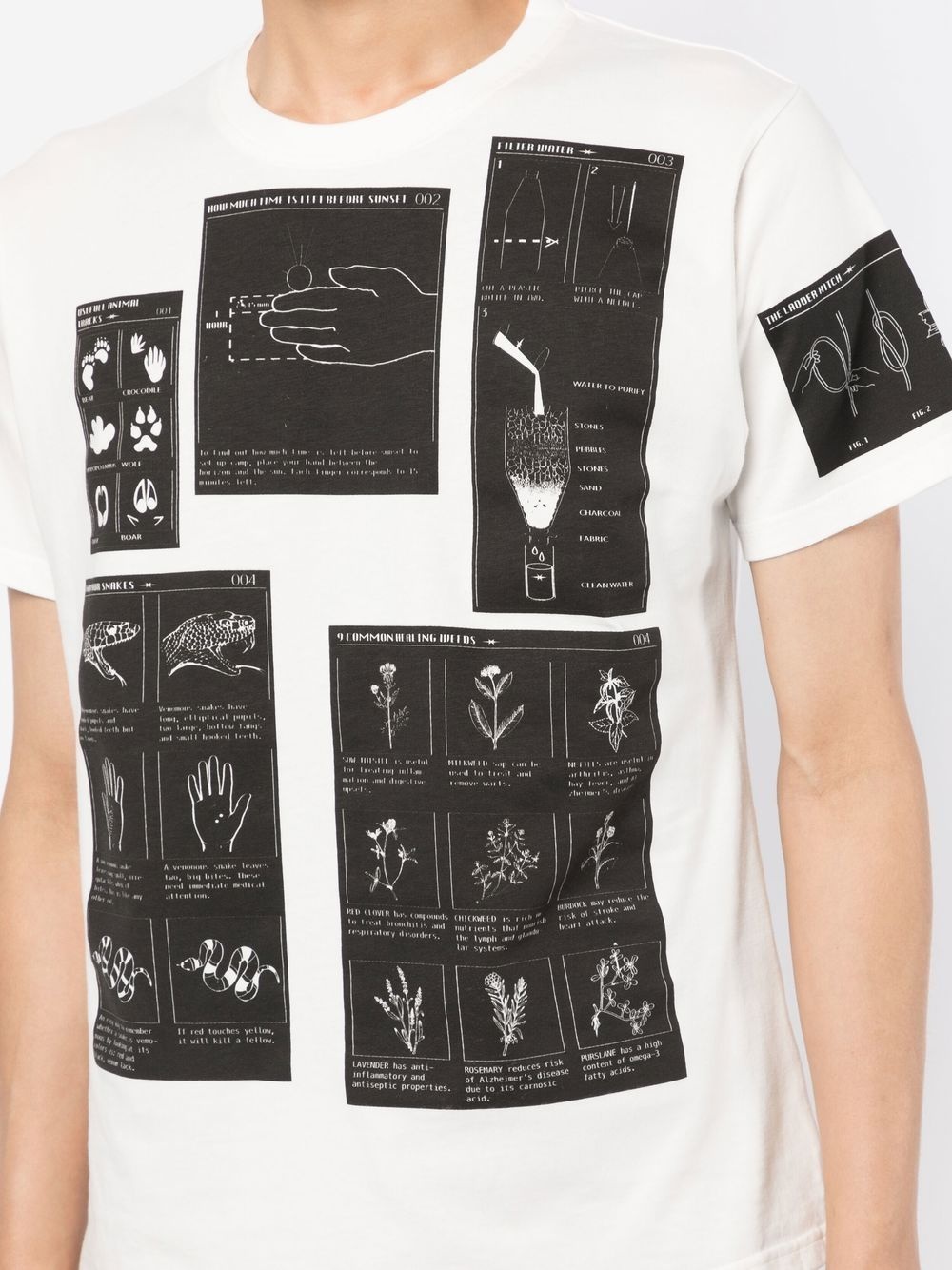 all-over graphic-print T-shirt - 5