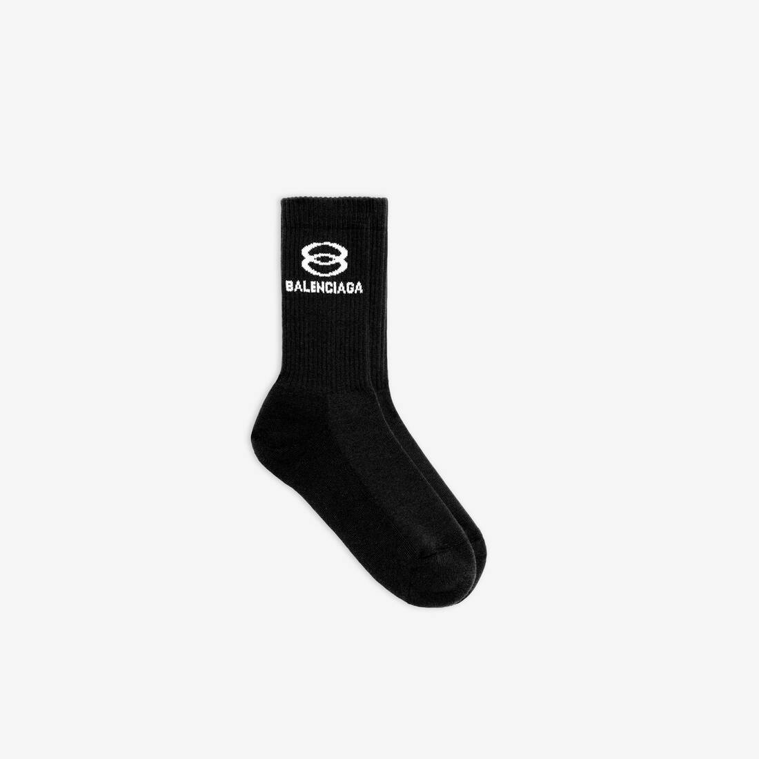 Men's Unity Tennis Socks in Black - 1