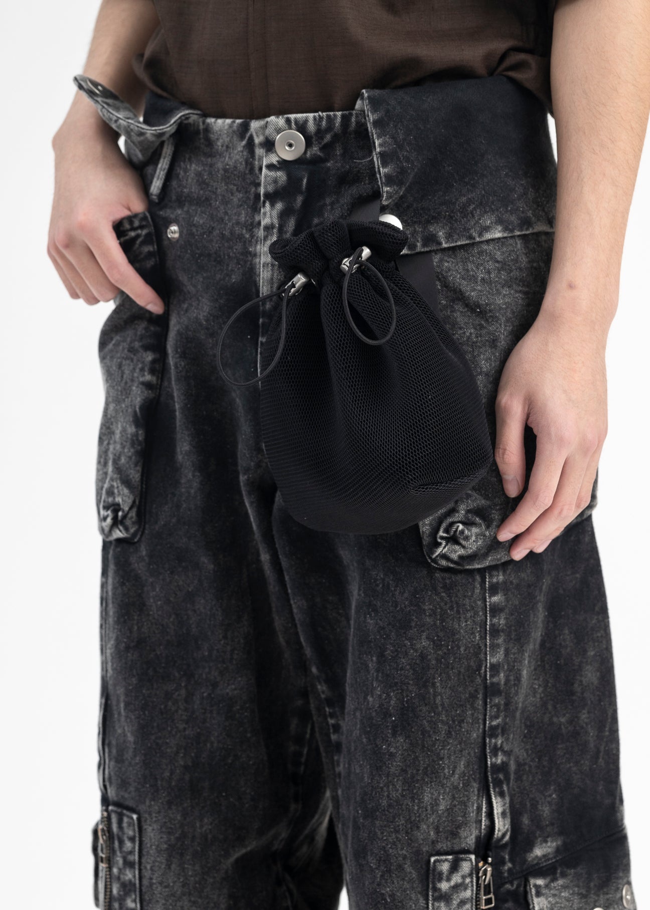 BLACK FILTER MESH POUCH B - 2