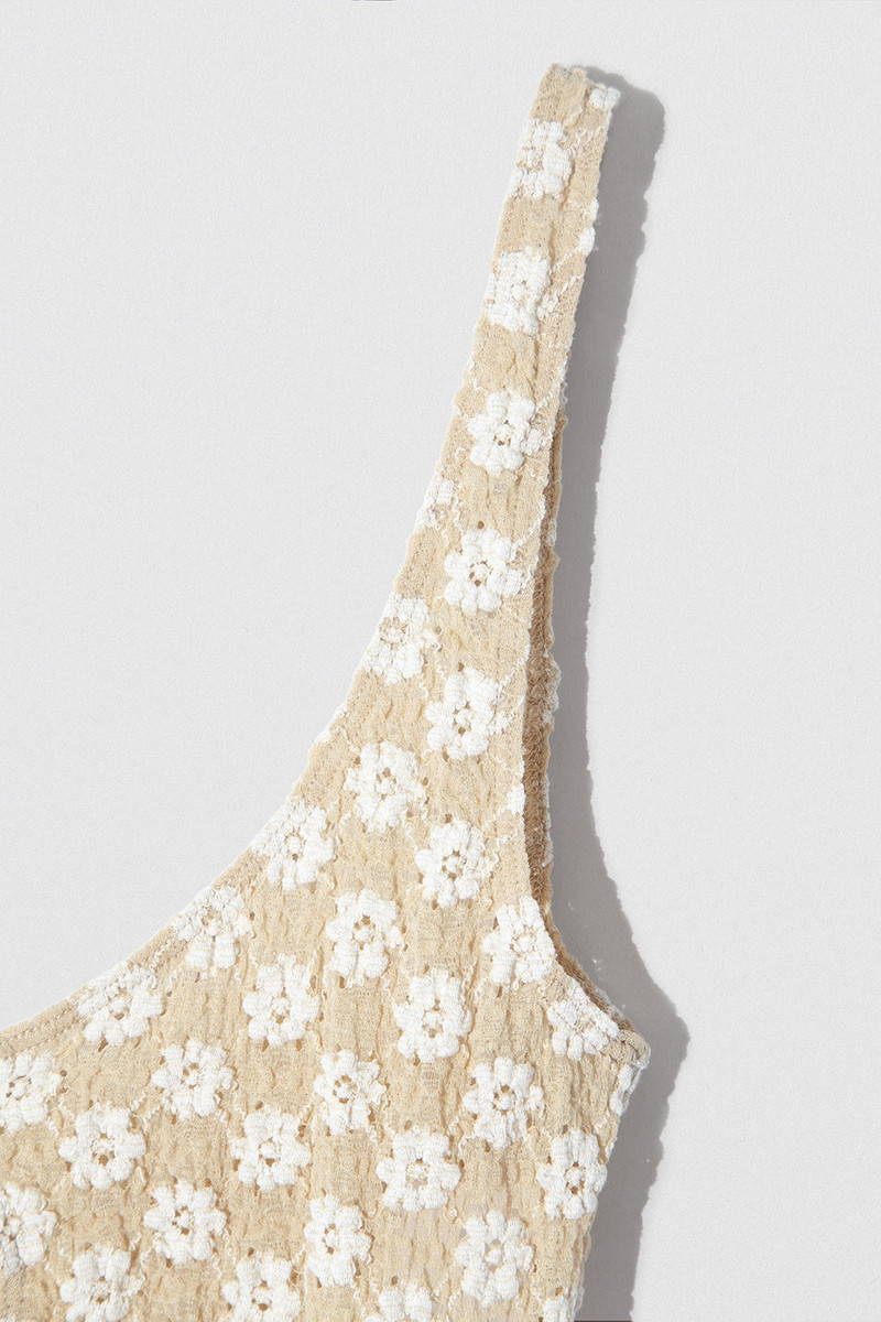 RUBI BRALETTE BEIGE FLORAL LACE 3