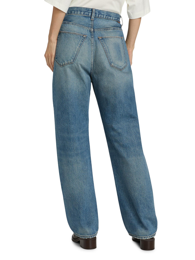 Women's The Fan Tapered Jeans - Borrego Indigo 5