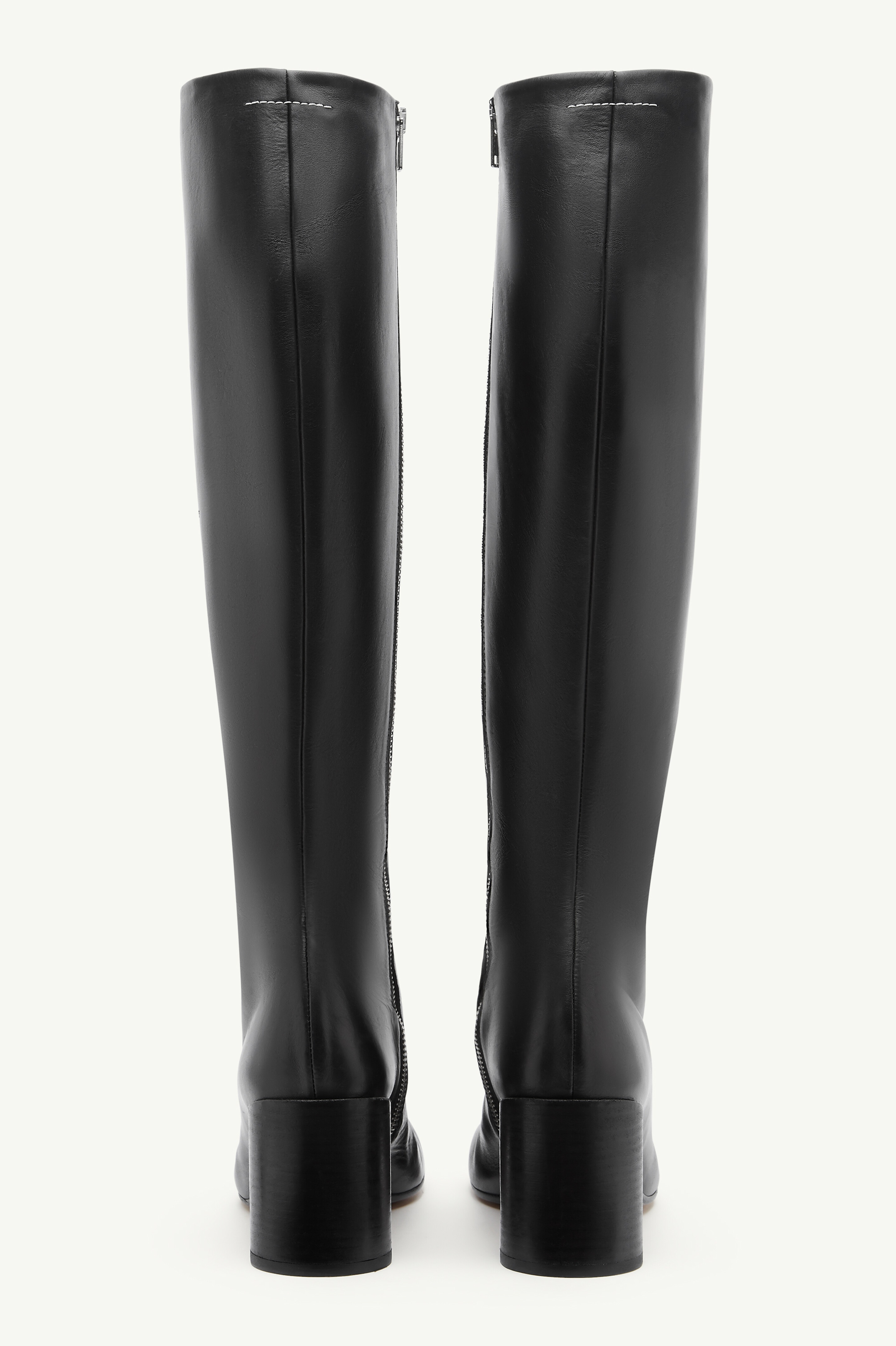 MM6 Maison Margiela Stitch-out Leather Boots | REVERSIBLE