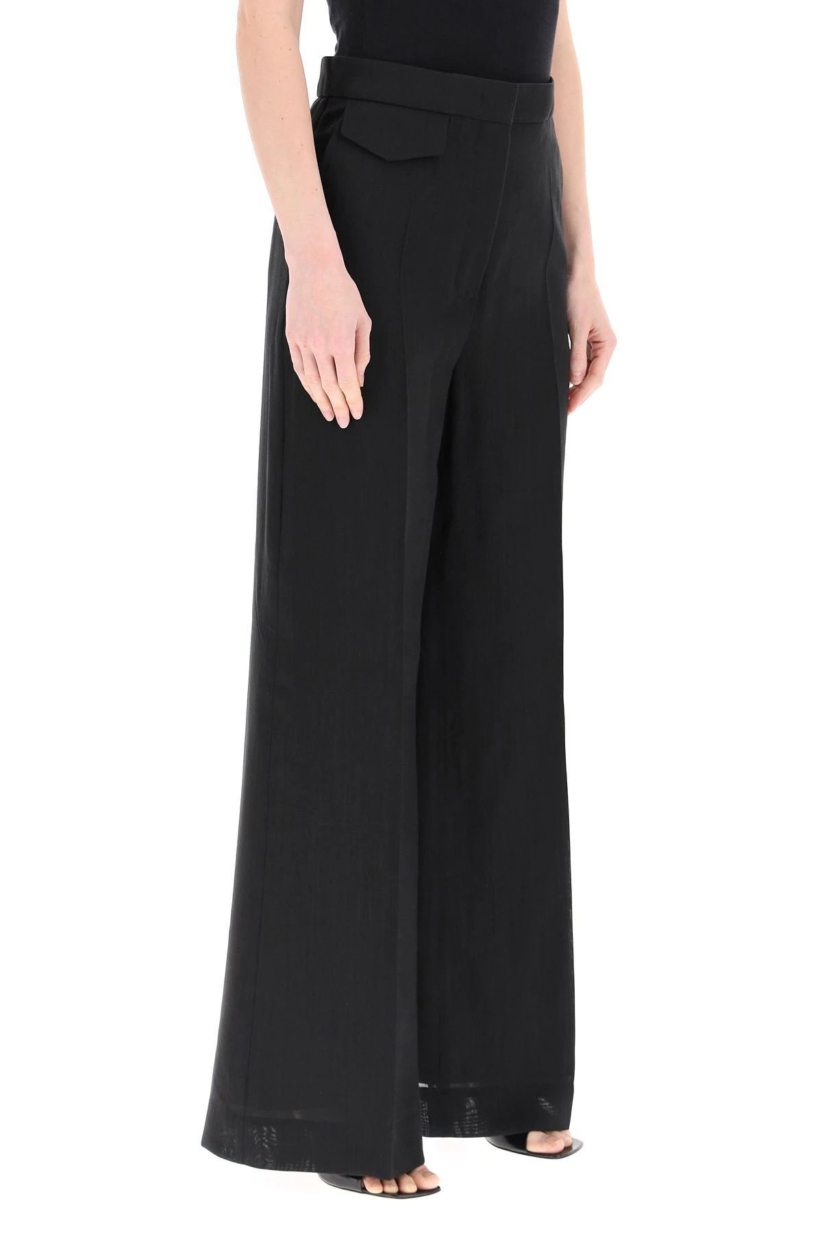 ELEGANT RAMIE TROUSERS - 3