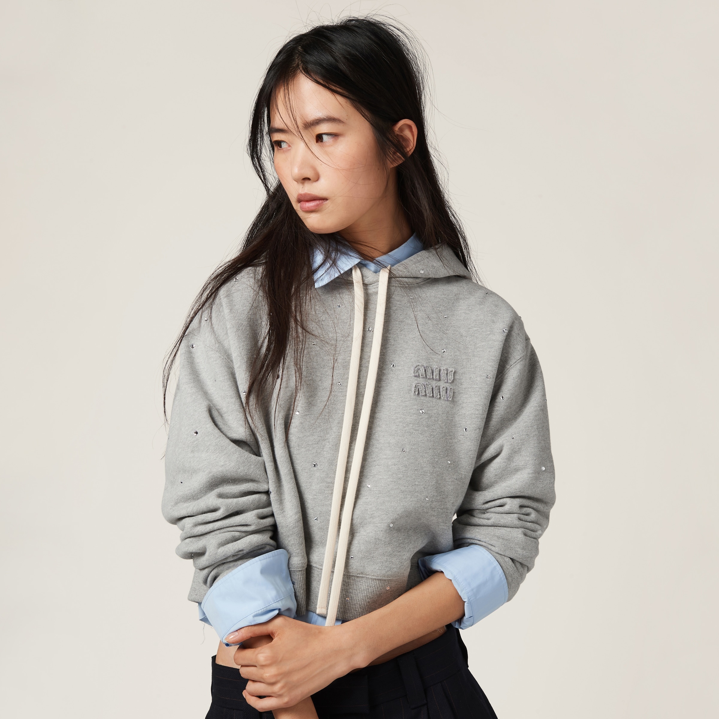 Cotton fleece hoodie - 5