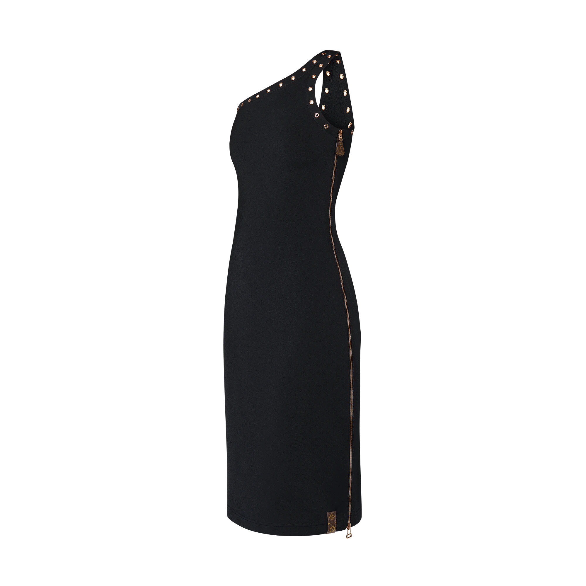 Eyelet Trim Dress - 2