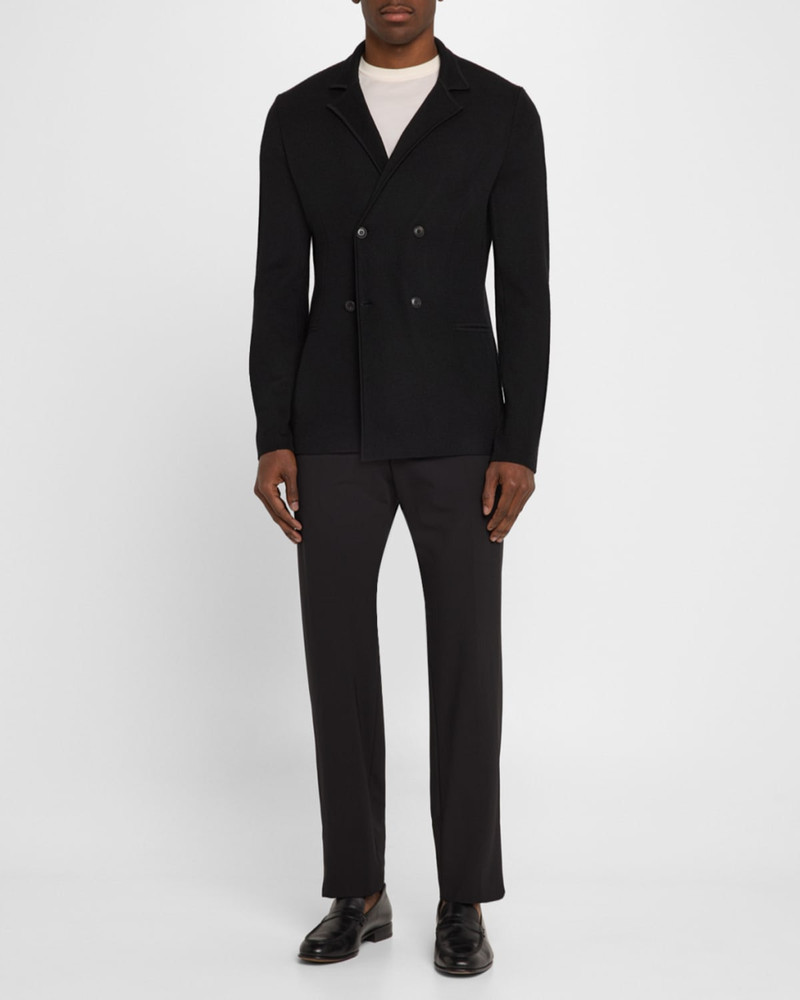 GIORGIO ARMANI Men's Wool-Cashmere Rib Stitch Blazer outlook