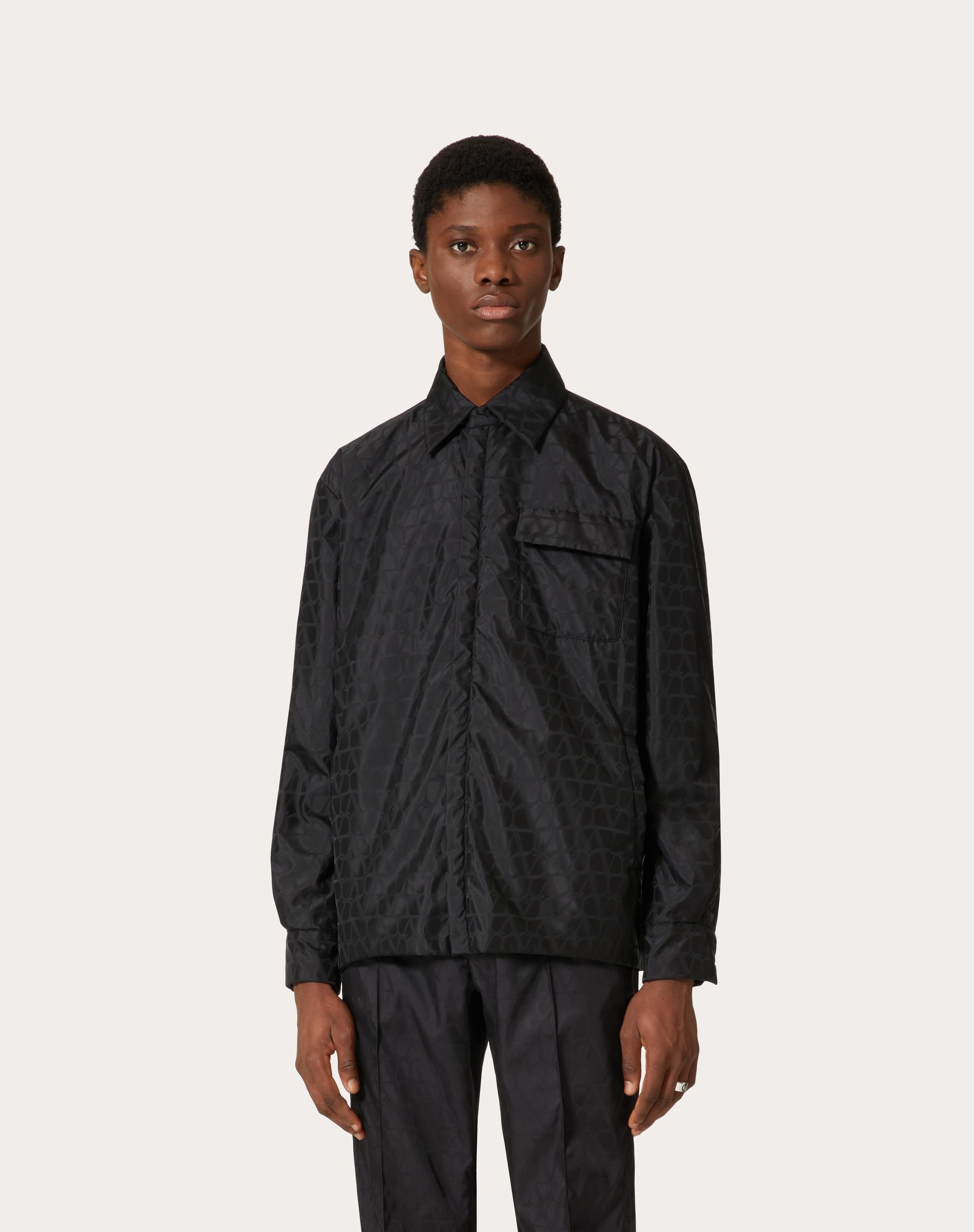 REVERSIBLE NYLON JACKET WITH TOILE ICONOGRAPHE PATTERN - 3