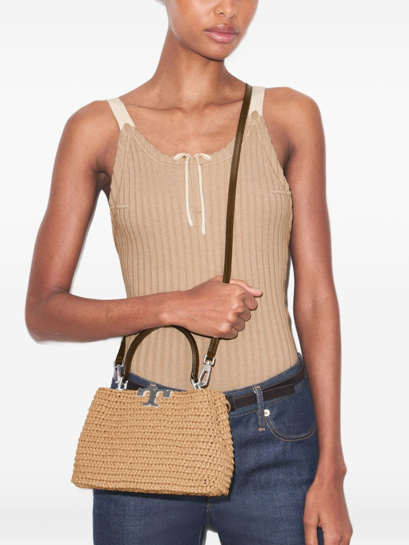 Eleanor raffia satchel 3