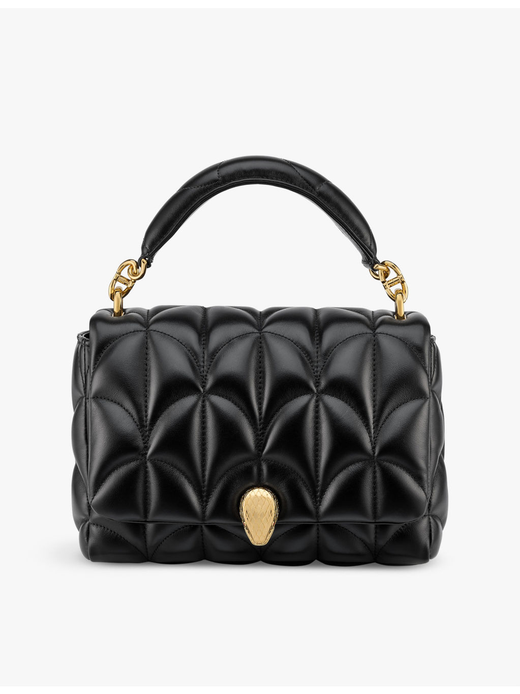 Serpenti Sugarloaf medium leather shoulder bag - 1