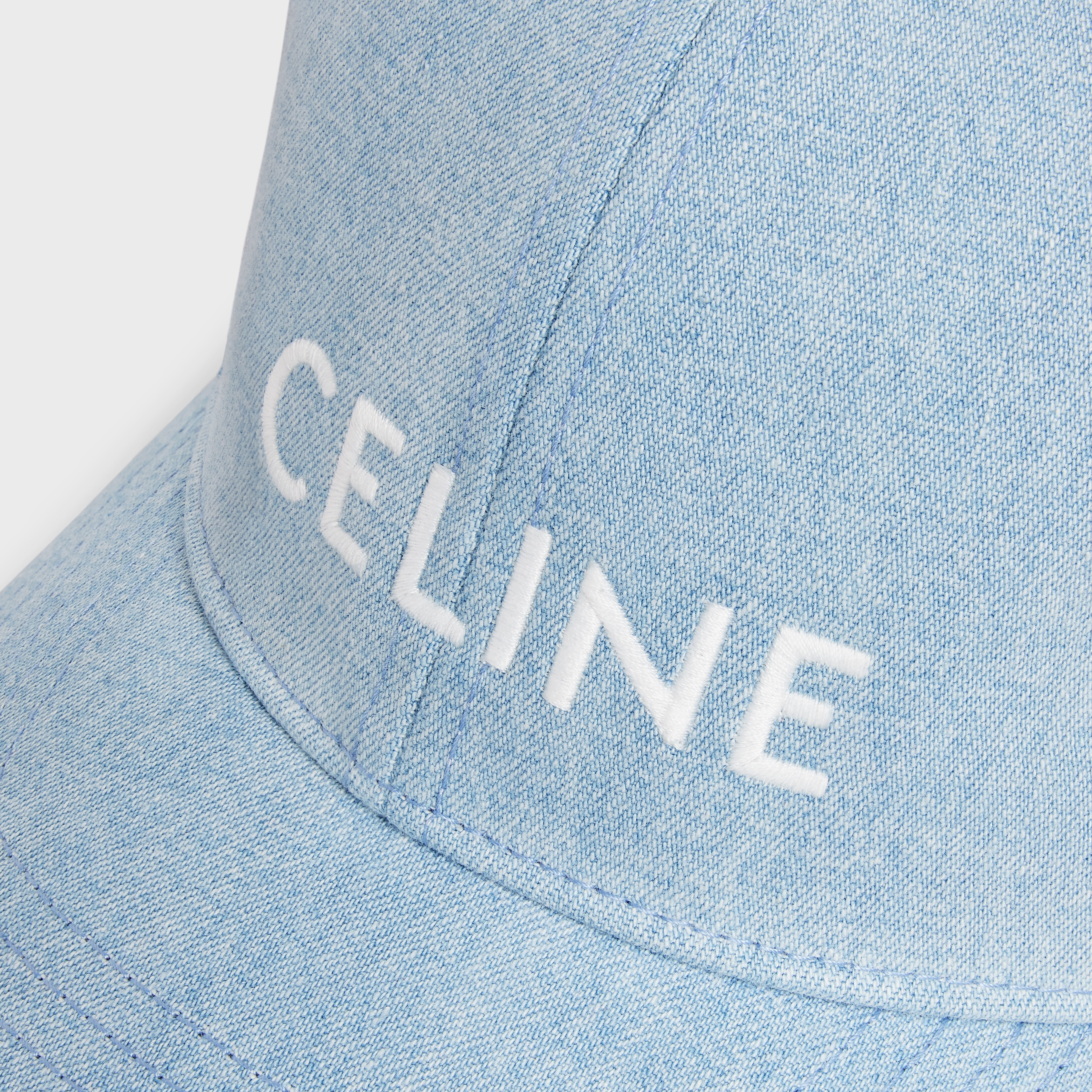 CELINE DENIM BASEBALL CAP - 5