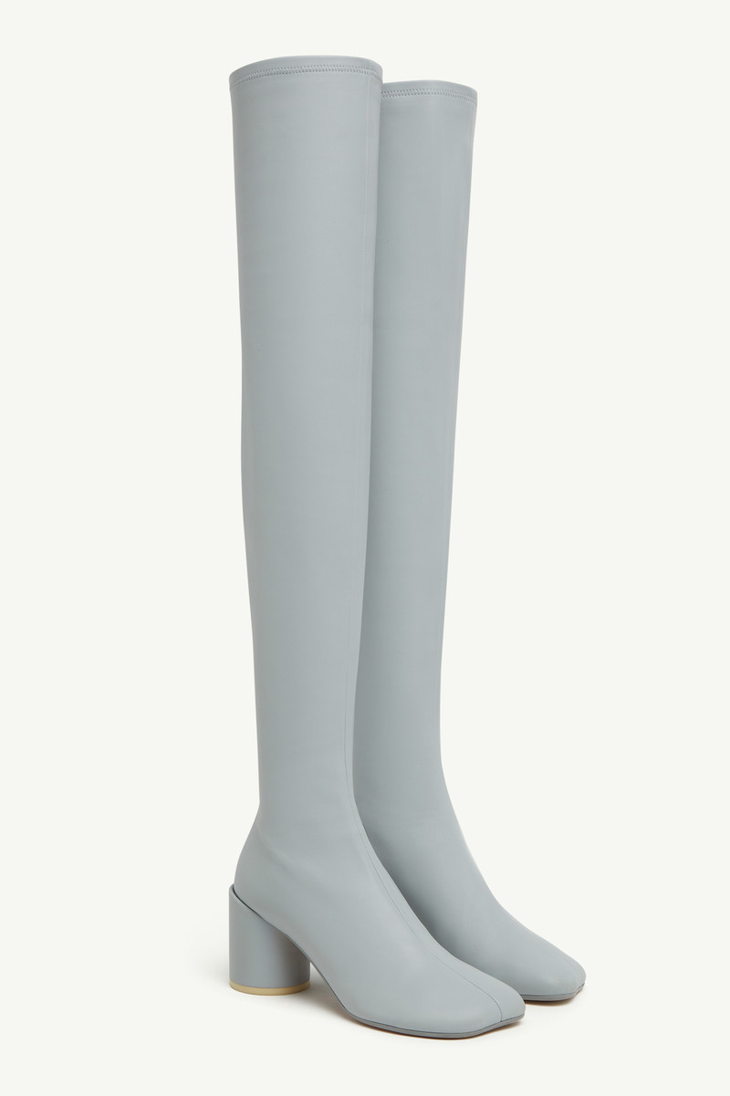 MM6 Maison Margiela Anatomic Thigh high boots outlook