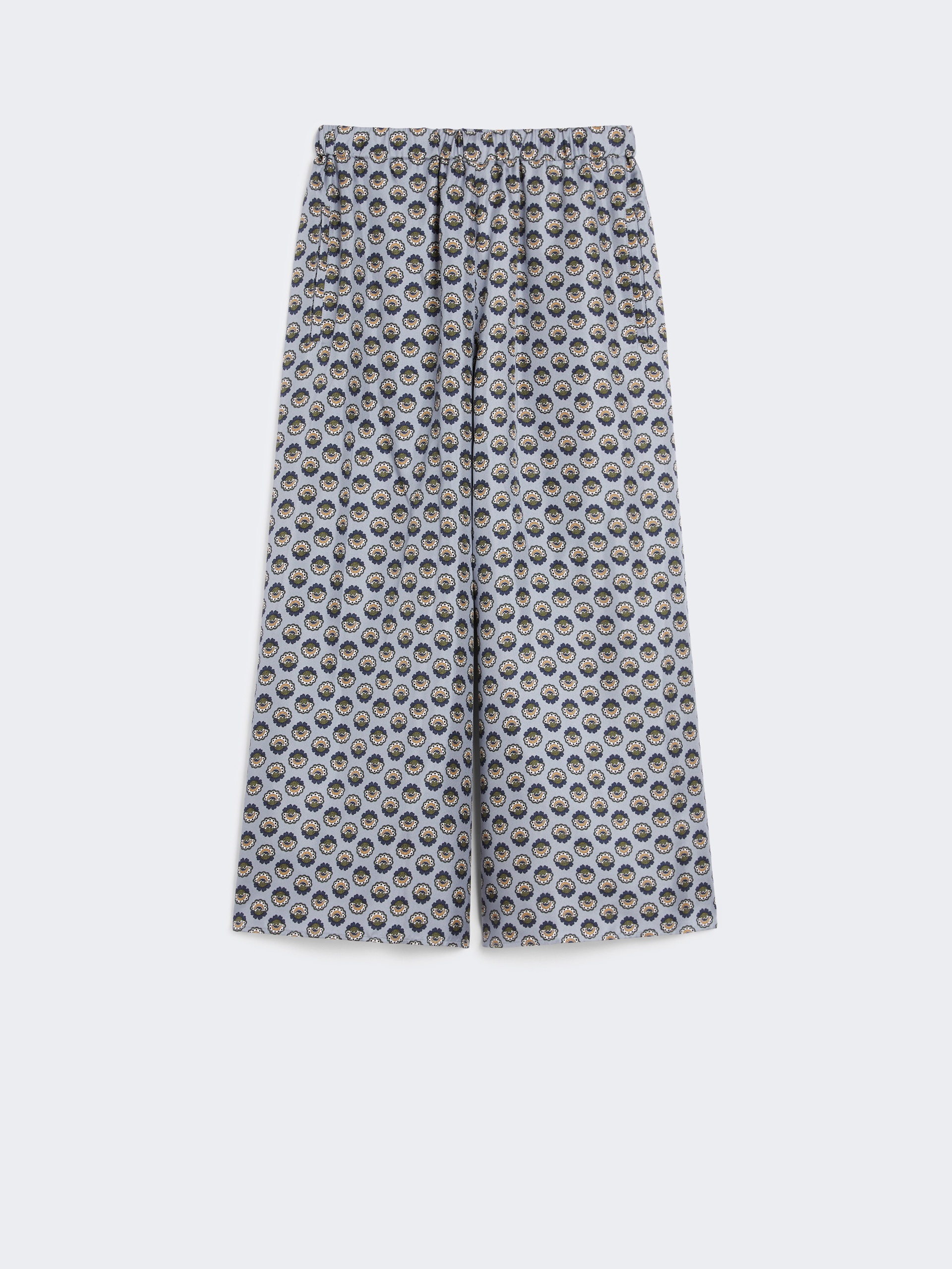 TORTONA Wide-fit silk trousers - 1