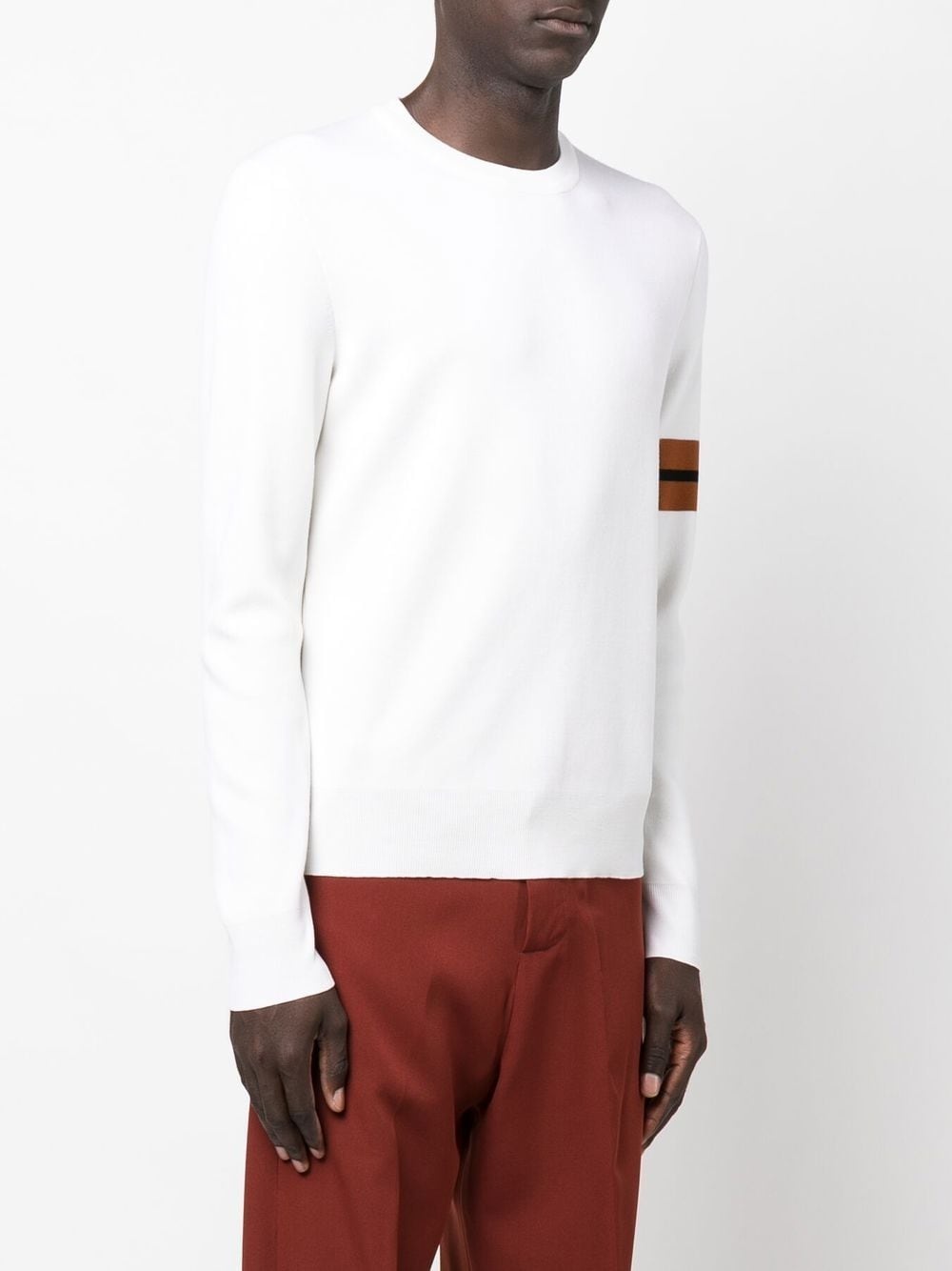 side stripe detail sweater - 3