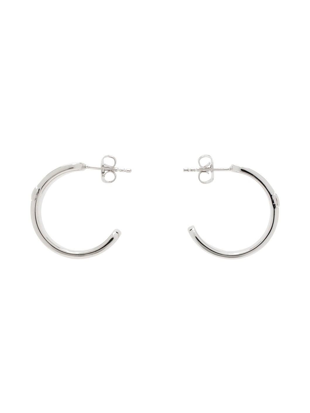 Silver Grace Hoop Earrings - 1