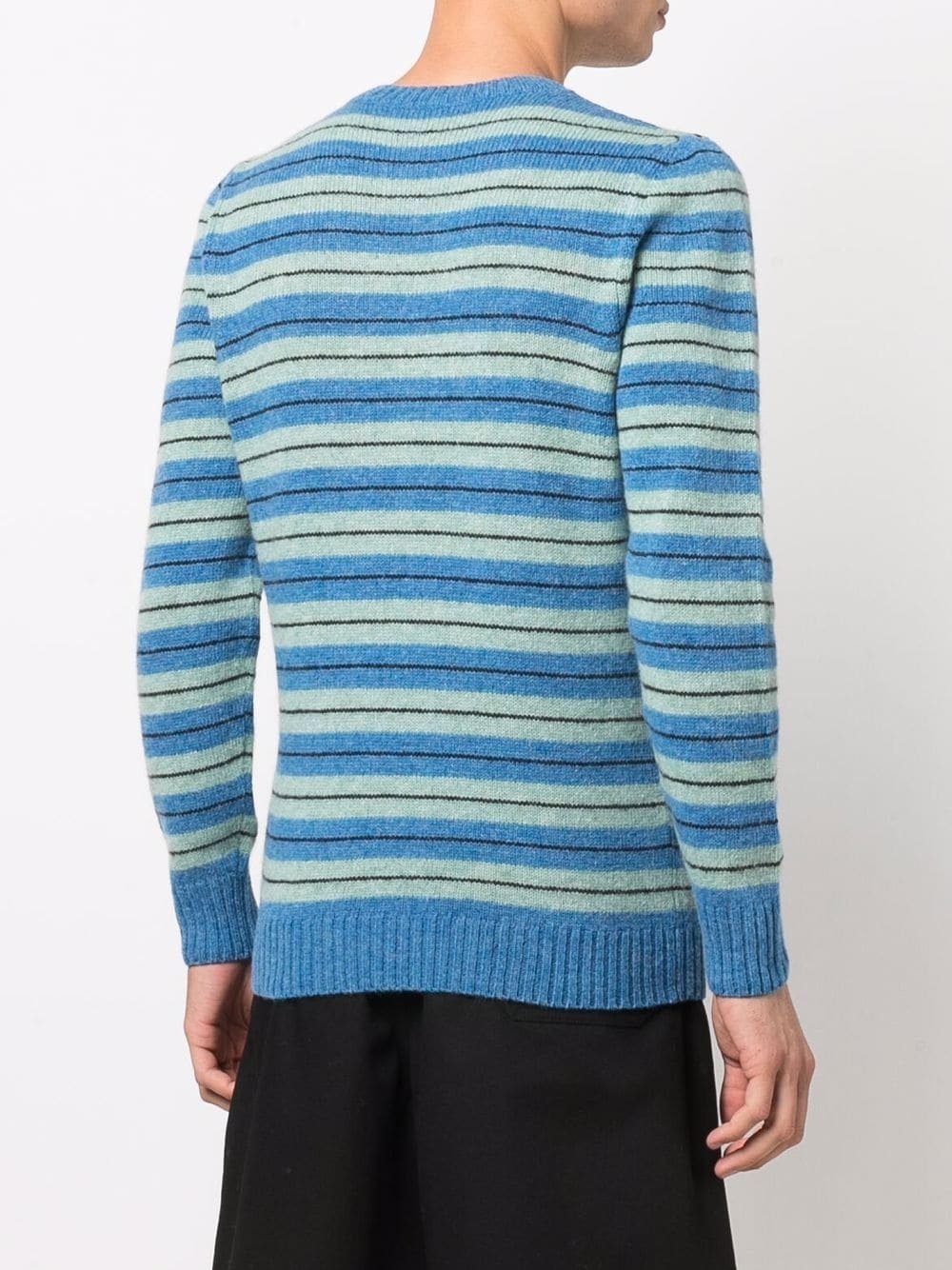 horizontal-knit jumper - 4