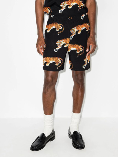 WACKO MARIA Tim tiger-print bermuda shorts outlook