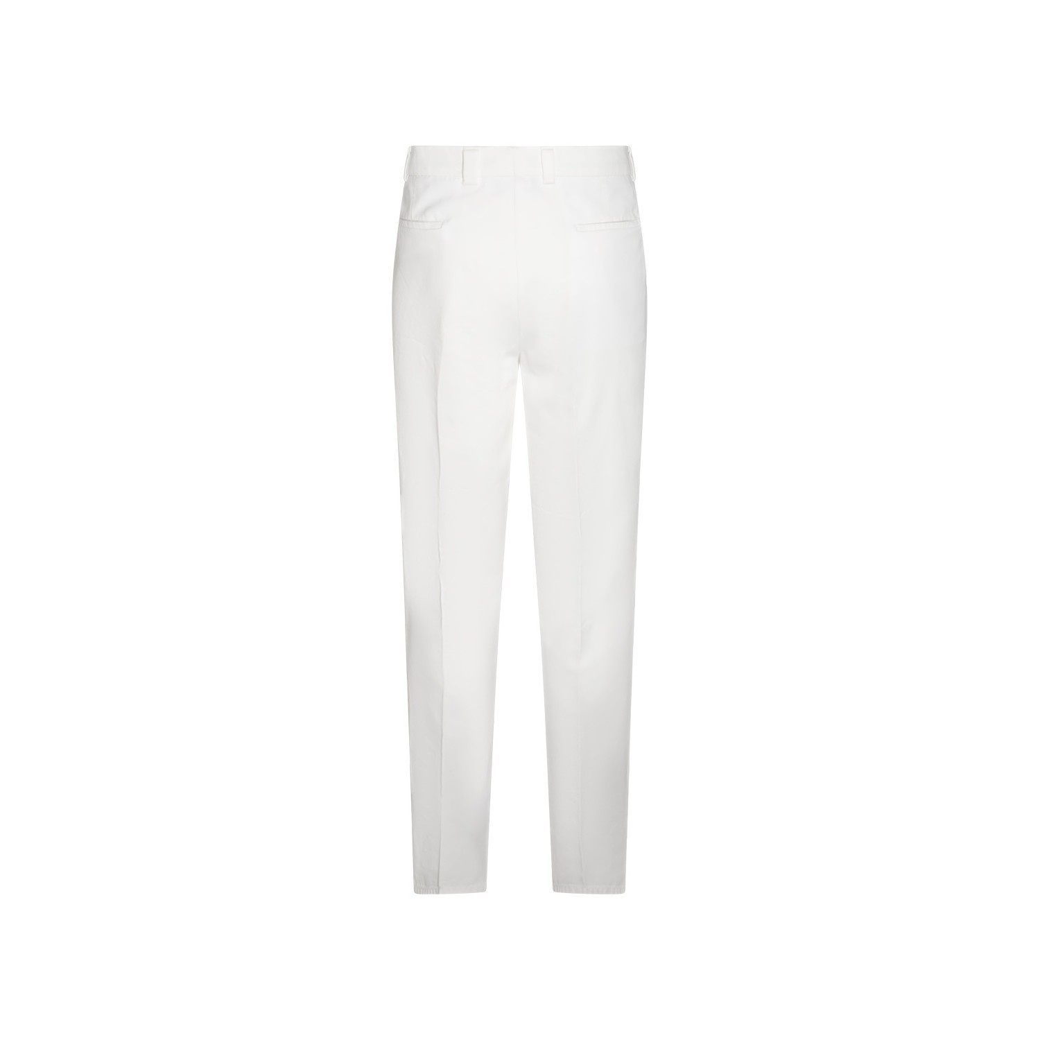 WHITE COTTON PANTS - 2